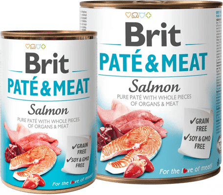 Brit Paté Meat Salmão 6 un x 400g