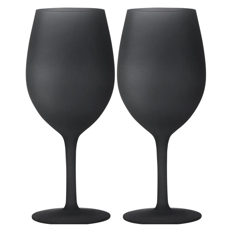 Brunner Set Wineglass Blacksatin (2 Gläser) (0830184N.C1M)