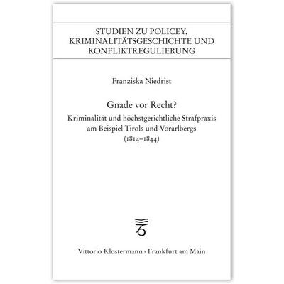 Gnade vor Recht?, Taschenbuch von Franziska Niedrist, Klostermann, Vittorio, 978-3-465-04665-3