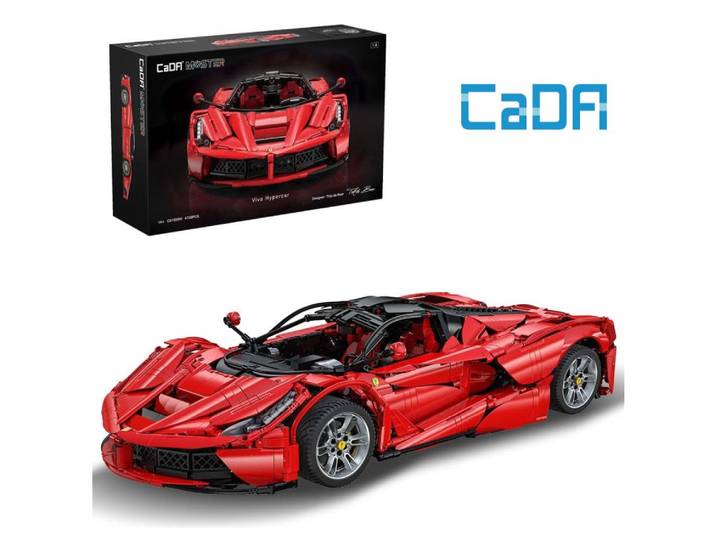 CaDA C61505W Viva Hypercar Spielbausteine, (4739 St)