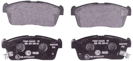 HELLA 8DB 355 009-631 Brake pad set