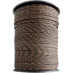 Weidezaunseil Premium - braun/orange - 200 m, 11 Leiter