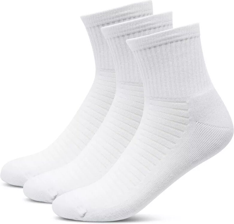 Manor Sport - Triopack, knöchellange Sportsocken, für Herren, Weiss, Größe 43-46