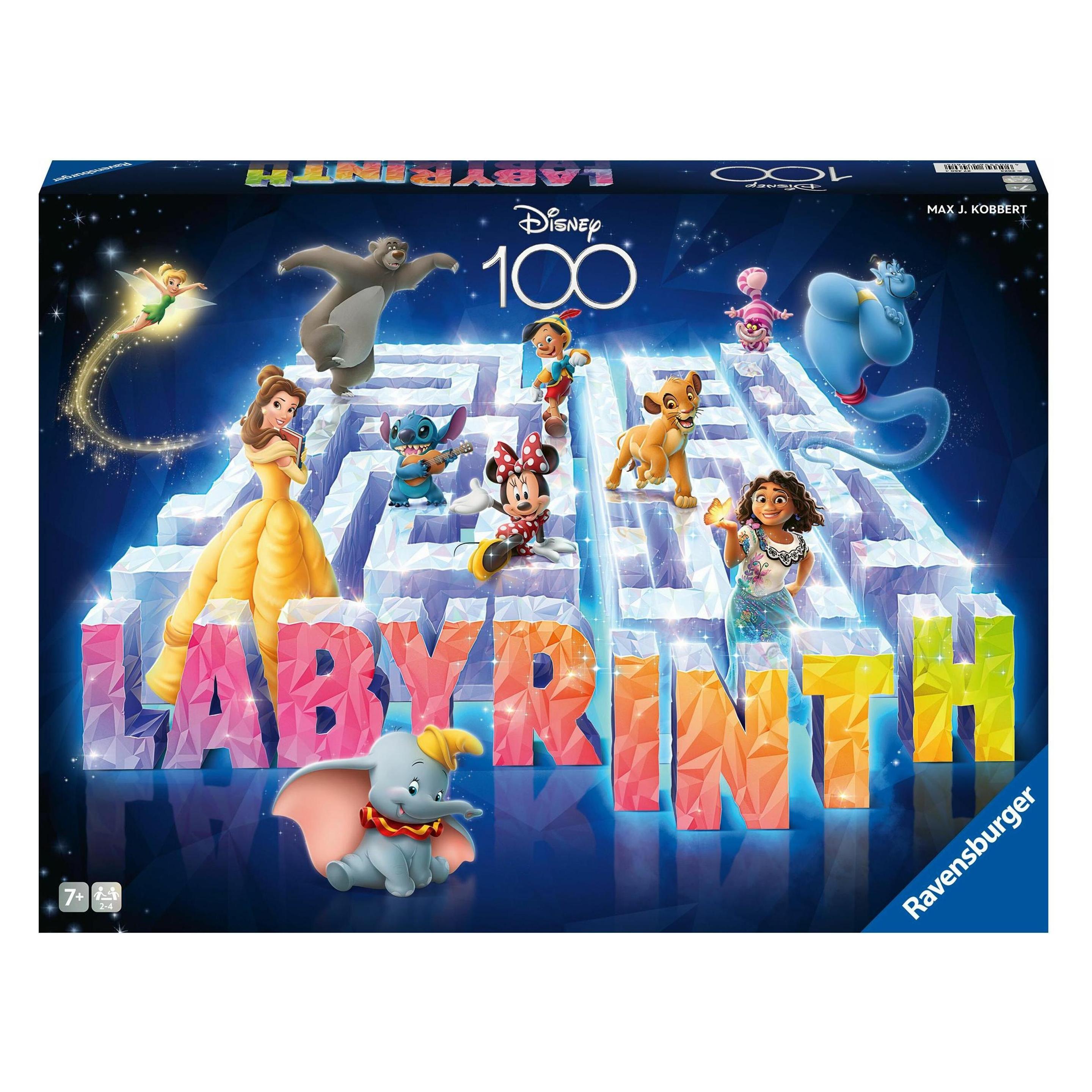 Ravensburger Disney 100 Labyrinth (Deutsch, Englisch, Französisch, Italienisch, Spanisch, 2 - 4 Spieler) (27460)