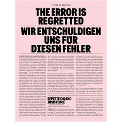 Corrections and Clarifications, Fachbücher von Anita Di Bianco