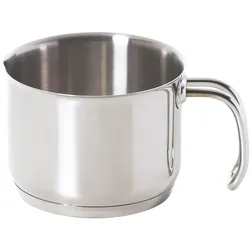 Excelsa Jazz Cook 0,9 l Milchkocher aus Edelstahl, silber