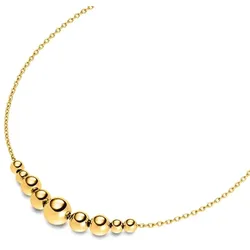 Boccia 08100-02 Damencollier Titan Goldfarben mit Kugeln