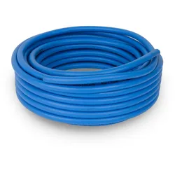 EBERTH Druckluftschlauch 15 m, 6x11 mm, 20 bar, Gewebeschlauch für Kompressor, ohne Kupplung, Druckluft Zubehör