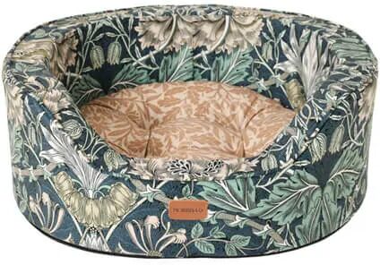 Morris & Co Honeysuckle & Acorn Medium Oval Dog Bed