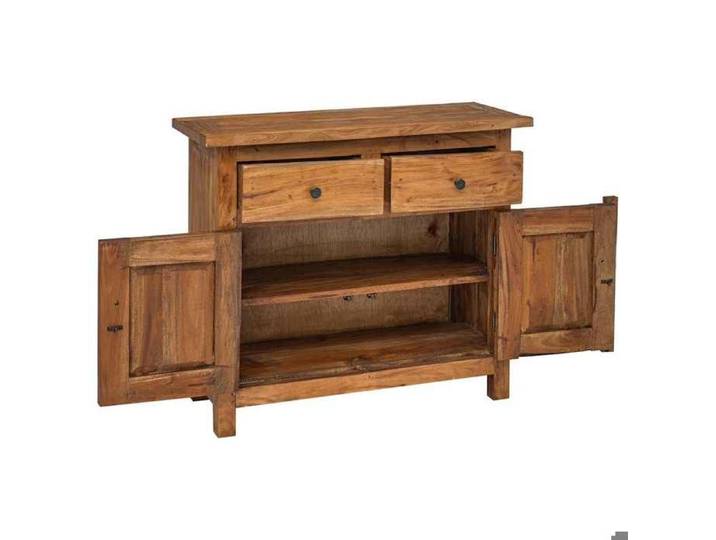 Enfilade de rangement Brun - LEMON® Buffet bas - Bois d'acajou massif 75x30x65cm 652 - Soldes