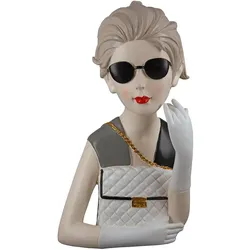 Gilde, Deko Figuren + Skulpturen, Lady mit Handtasche