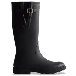Hunter für Damen. FRU0003251 Verstellbare hohe Stiefel Downpour schwarz (36), Wohnung, Keine, Lässig