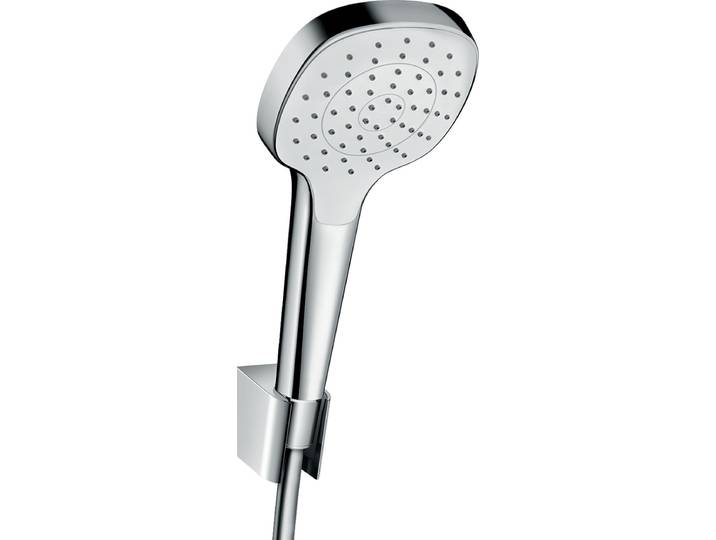 Hansgrohe - Croma Select E - Douchette 1 Jet Porter Set\, Kit\, 1\,60 M\, Blanc/chrome 26412400