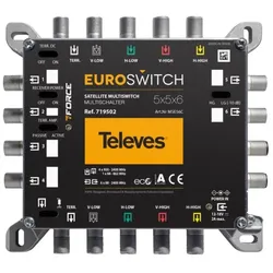 Televes Multischalter 5 in 6 Guß MSE56C