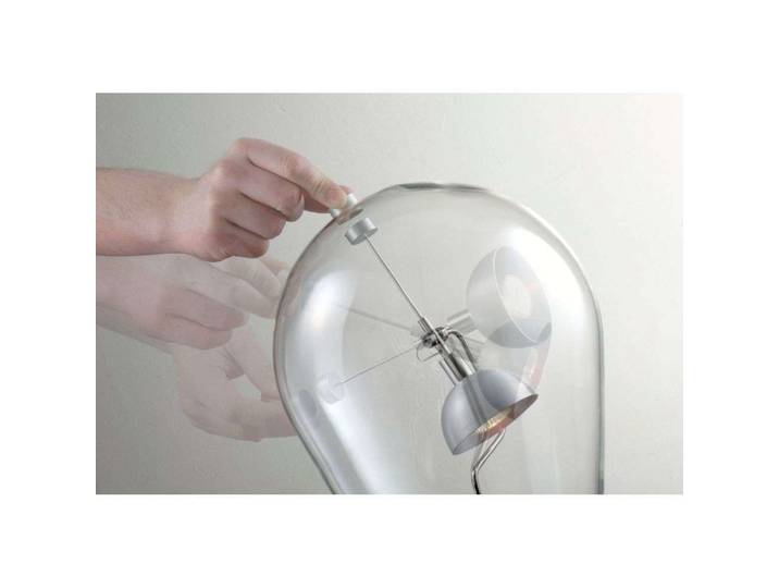 Blow LED Lampe de Table 3-step Dim. Chrome/Clear - Lodes - Salon / séjour - Métal