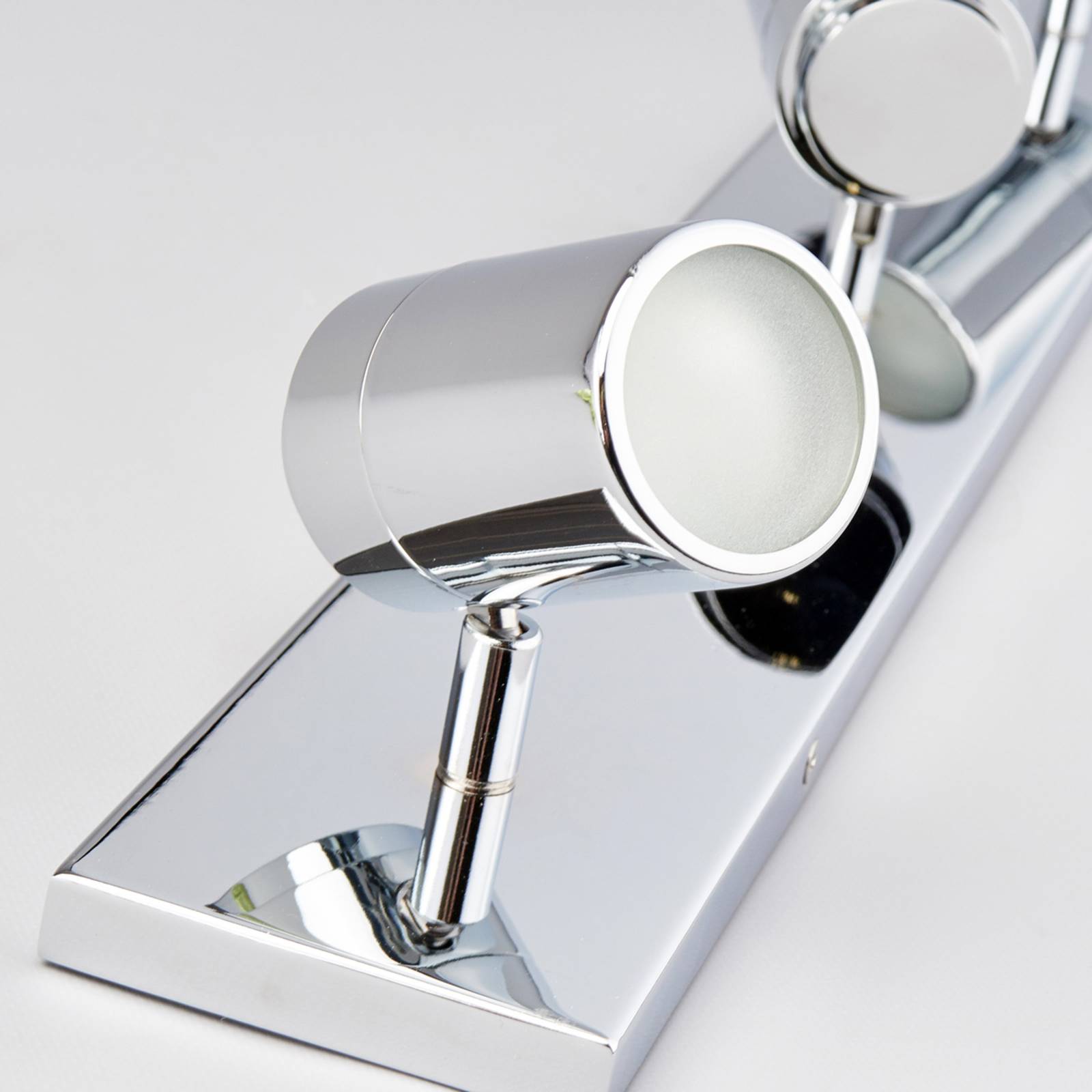 Ceiling Spotlight DEJAN Lindby, dimmable, Chrome / silver, Bathroom, metal, Modern, Ceiling Light