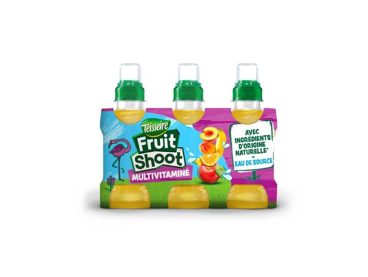 TEISSEIRE Fruit Shoot Boisson aux fruits multivitaminé pack 6 x 20cl