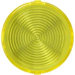 Gira Flache Abdeckhaube für Lichtsignal, steckbar, System 55, E22, Flächenschalter, gelb