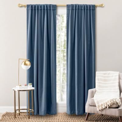 Ricardo Trading Grand Pointe Premium Dotted Rod Pocket w/Back tabs Curtain Panel