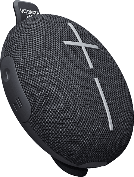 Altavoz inalámbrico - Ultimate Ears Miniroll, Bluetooth, 12h Autonomía, 40m Alcance, IP67, Party Up, Negro