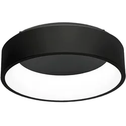 ROSSINI ILLUMINAZIONE CHOPIN – Runde LED-Deckenleuchte 36 W, 3000 K, warmes Licht, schwarze Metallstruktur, Methacrylat-Diffusor, IP20 – Rossini-Gruppe