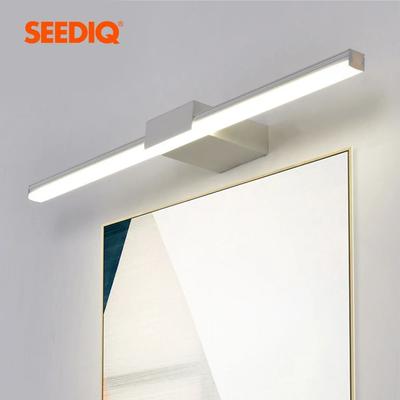 Inspired Living Modern Aluminum Bathroom Mirror Light Sleek LED Vanity Light Wall Sconce (Black White) black cool White(5500 7000k) 100cm