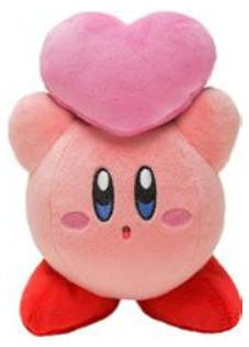 Together Plus Kirby met hart Pluche knuffel 16 cm