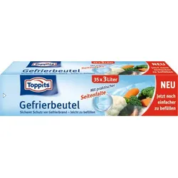 Toppits Gefrierbeutel 3l, 35 St.