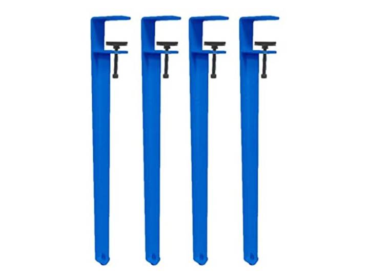 GArcan 4er-Pack Klemm-Möbelbeine, robuste Tisch- und Stuhlbeine, F-förmige, verstellbare Esstischbeine, Beistelltisch-Stützbeine, Tischbeine ohne Bohren (Höhe: 71 cm, Dunkelblau)
