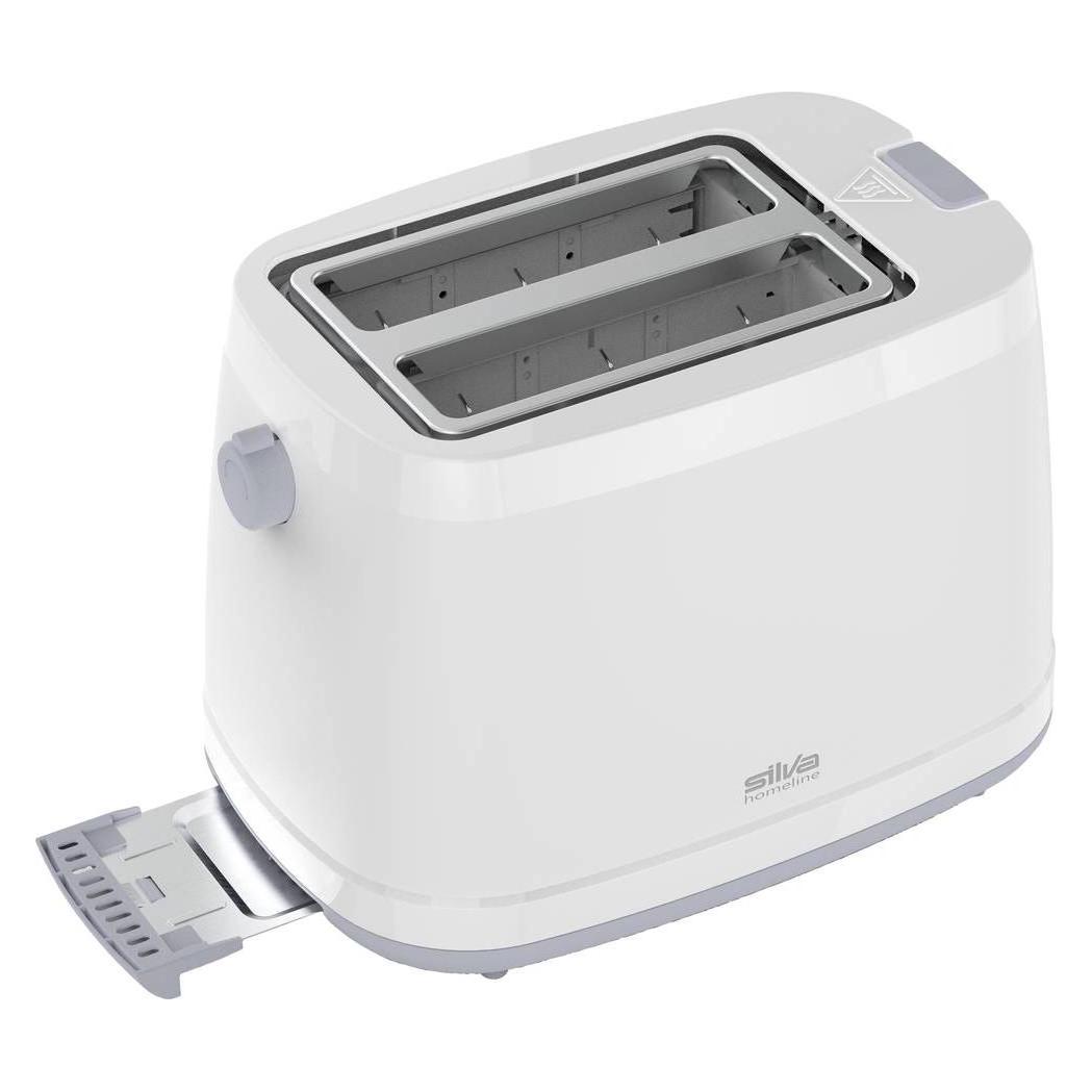 Silva Homeline TA 2302 Toaster mit Brötchenaufsatz Weiss (422016)