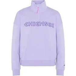 CHIEMSEE Sweatshirt mit 3D-Stickerei, Größe XS in Lila 153817