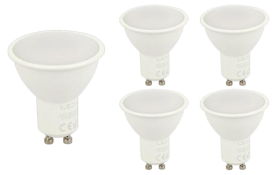 LED-Line LED Spot PAR16 GU10 Mat - 7W 600lm 4000K Neutraalwit - 5 stuks