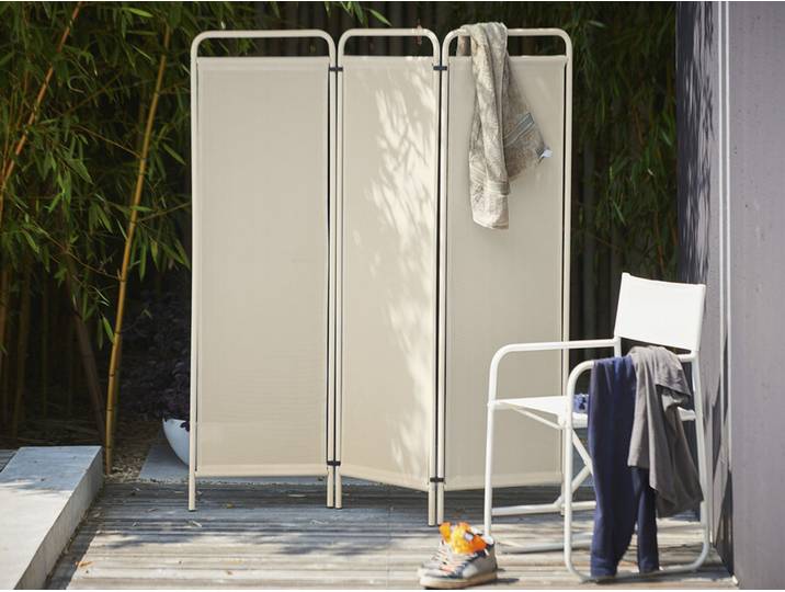 Sichtschutz Fiam Fiam braun, Designer Francesco Favagrossa, 154x163 cm