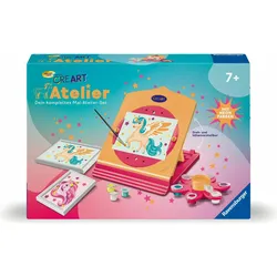 Ravensburger CreArt, Malen nach Zahlen - Neon Atelier Einhorn
