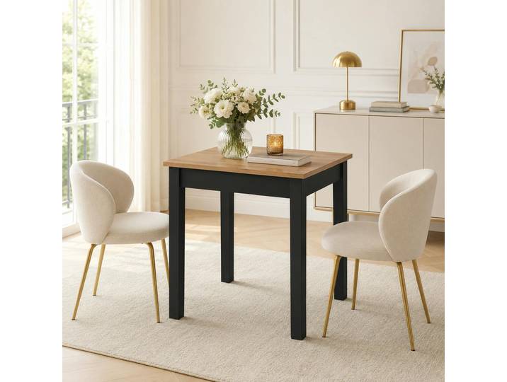 Table de cuisine moderne ALVA - Noir