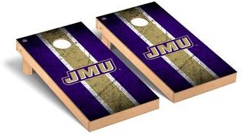 Skip's Garage James Madison JMU Dukes Vintage Cornhole Board Set