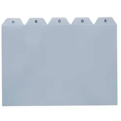 Leitregister, A5 quer, A-Z, grau