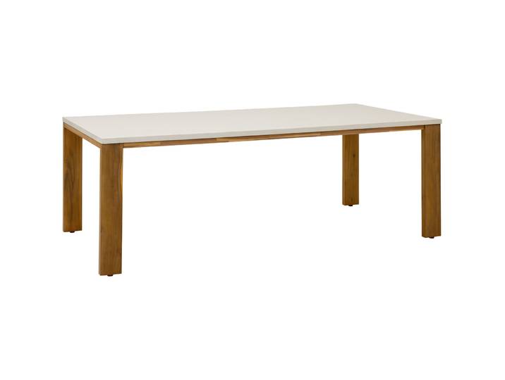 Gartentisch Damas elfenbein Akazie B 220 T 100 cm - Gartentisch - Wetterfeste Gartenmöbel & Accessoires