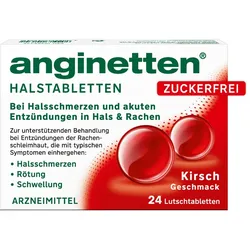 Anginetten Halstabletten Zuckerfrei Kirsche 24 St