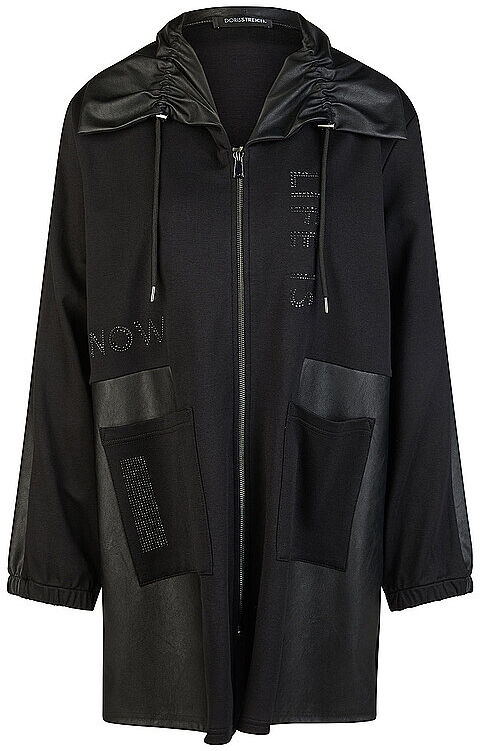 DORIS STREICH Sweatjacke  schwarz   42 42