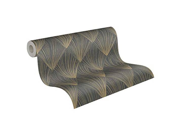 A.S. Création Livingwalls Vliestapete Metropolitan Stories Art Déco Tapete AVA New York 10,05 m x 0,53 m metallic schwarz 378644 37864-4