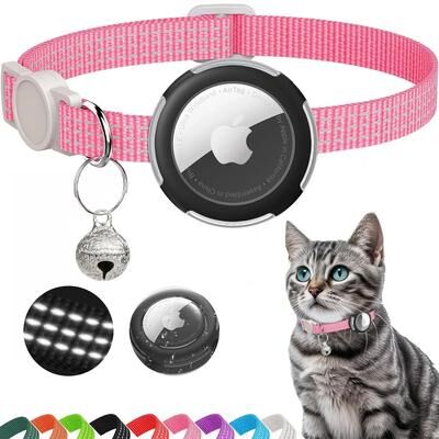 Inspire Essentials SafeTrack AirTag Cat Collar With Reflective Breakaway Design 2