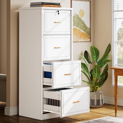 Bluebell 4-Drawer File Cabinet with Lock