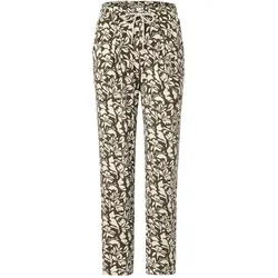 Tchibo - Bedruckte Jerseyhose - Damen - Gr. S - creme/print