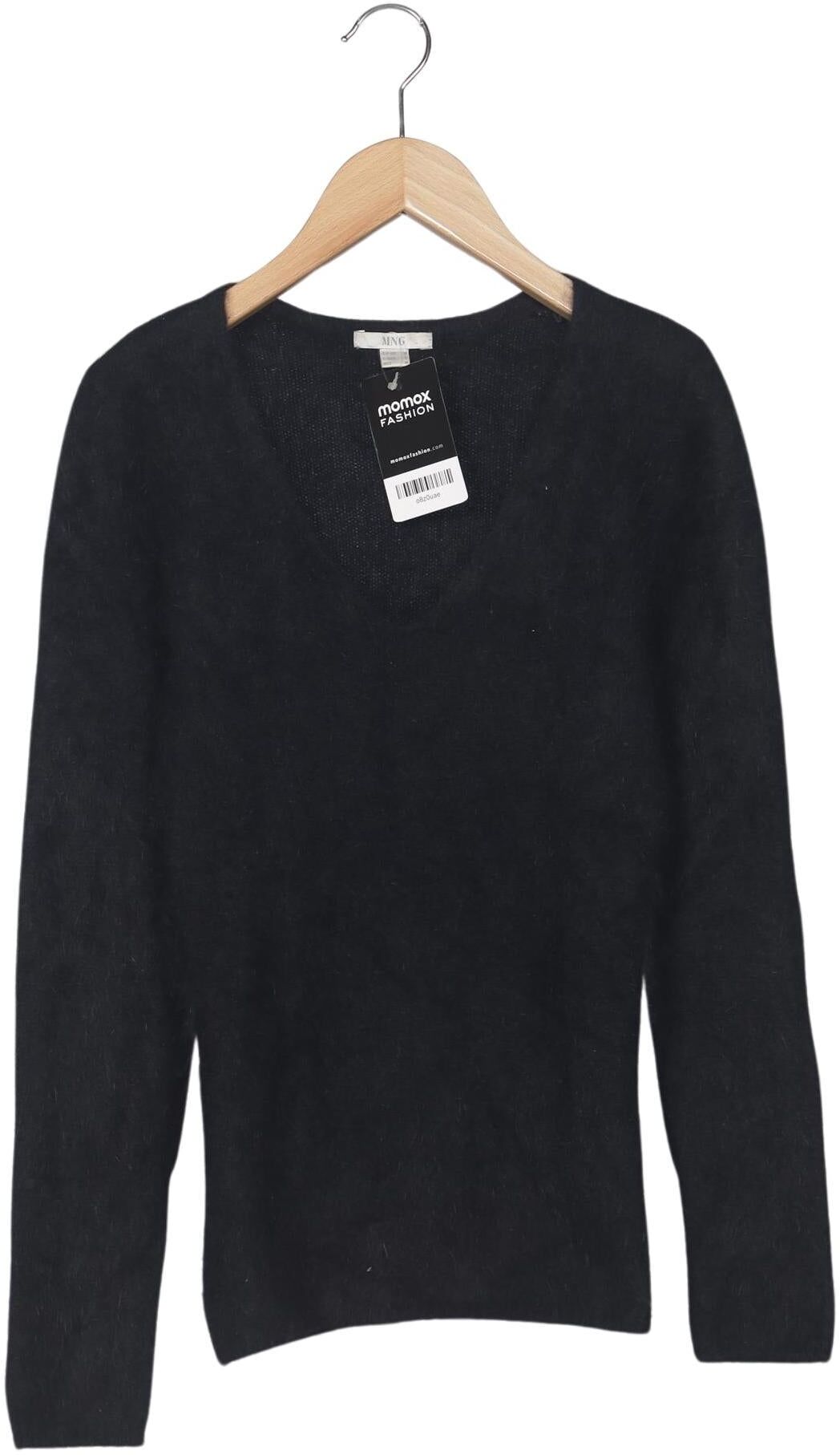 Mango Damen Pullover, Marineblau, Gr. M, Synthetik / Angorawolle - Second Hand