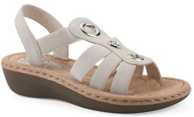 Women's Casimir Mini Wedge Sandal by Cliffs in White Smooth (Size 9 M)