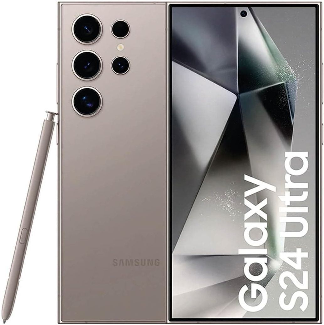 SAMSUNG Galaxy S24 Ultra 5G 256GB Titanium Grey Sim-Free Unlocked Mobile Phone, Used - Very Good