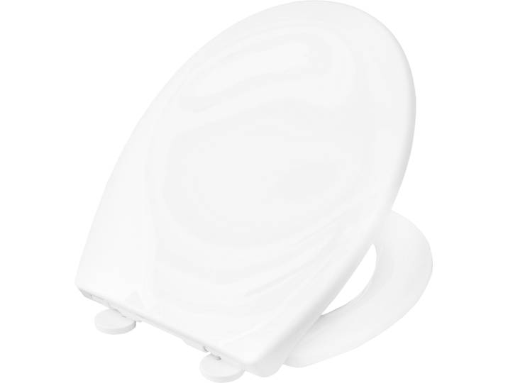 WC-Sitz CORNAT Pflegeleichter Thermoplast - Montierbarer Kinder-Sitz - Quick up , weiß, B:38,5cm L:46cm, Thermoplast, WC-Sitze, WC-Sitz, Clean Funktion - Absenkautomatik - Montage von oben / Toilettensitz
