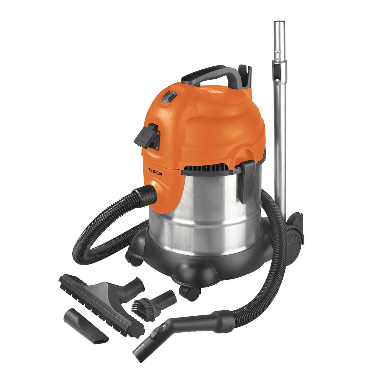 Eurom Force 1420S Stof- en waterzuiger Grijs/Oranje