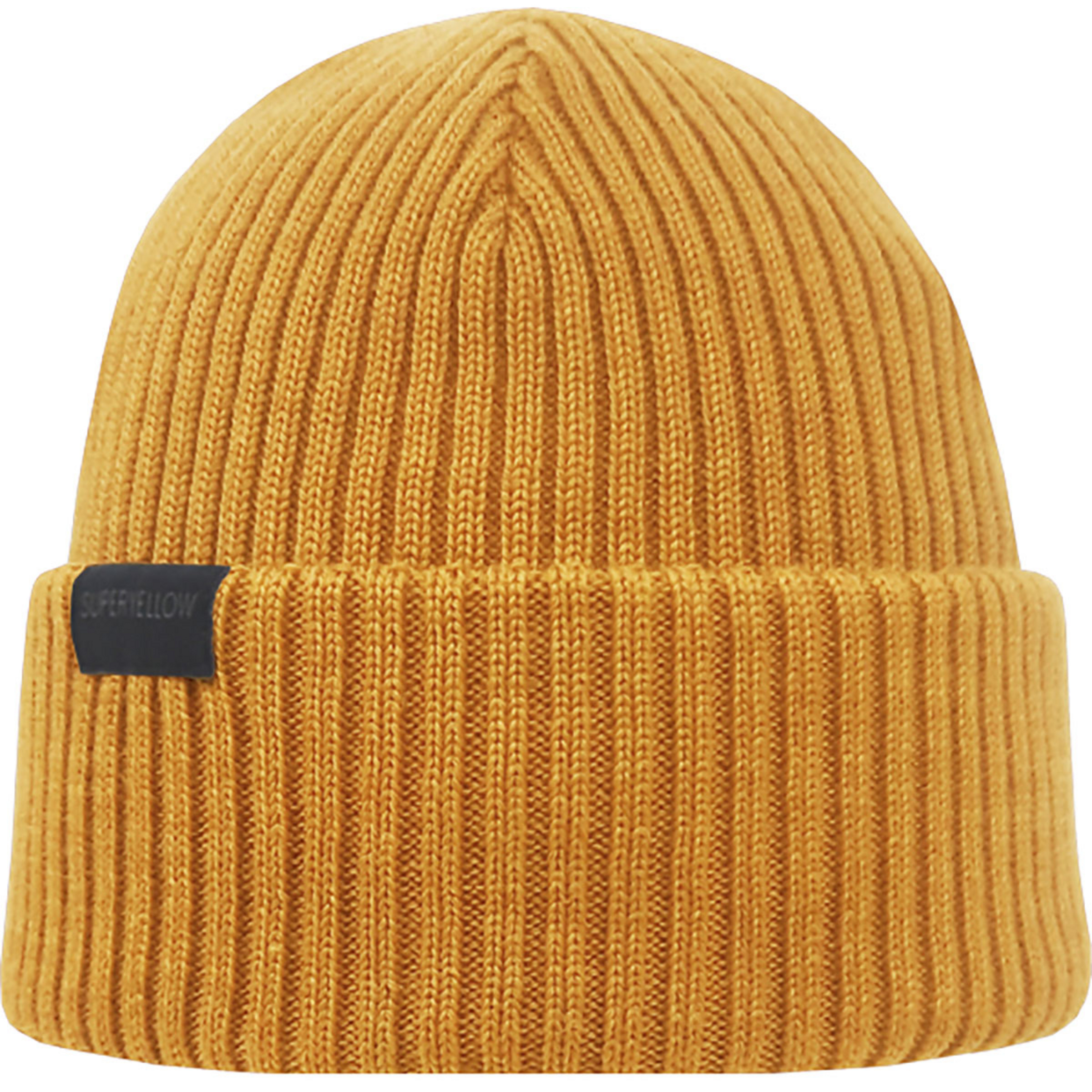 Superyellow Sisu Mützen & Beanies gelb Lifestyle Hautfreundlich Merinowolle
